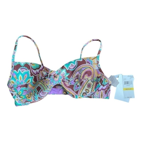 New! Becca Bikini Set -  Floral Underwire - Picture 10 of 15